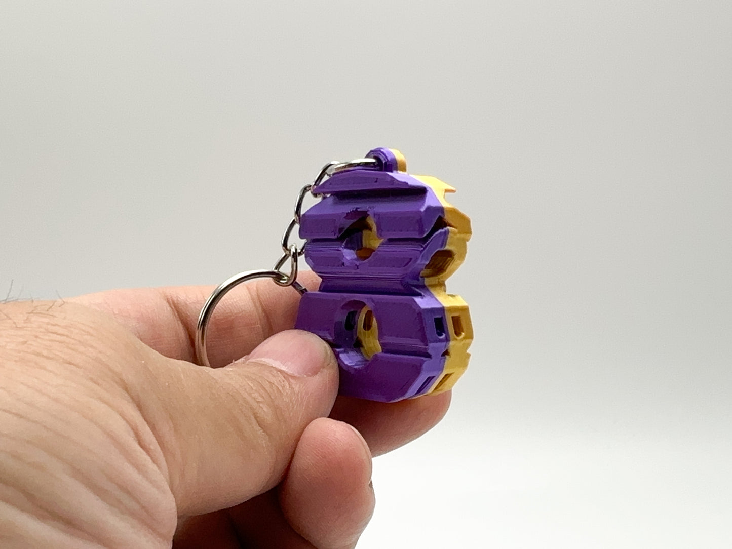 Cool and Unique Kobe Bryant #8 Keychain (3D Printed)