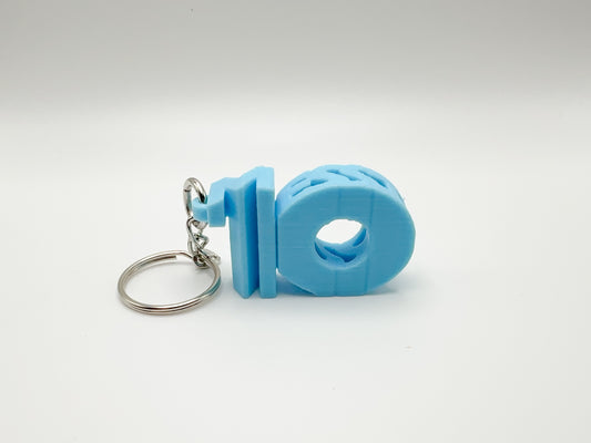 Cool and Unique Leo Messi #10 Keychain (3D Printed)