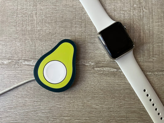 Cute Avocado Skin/Cover for Apple Watch Charger