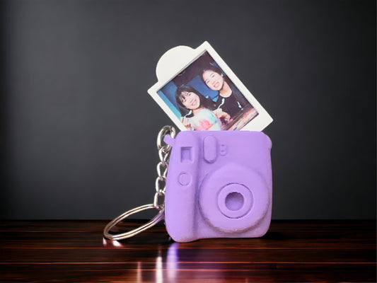 Mini Instax Camera Photo Keychain (personalized with your own photo)