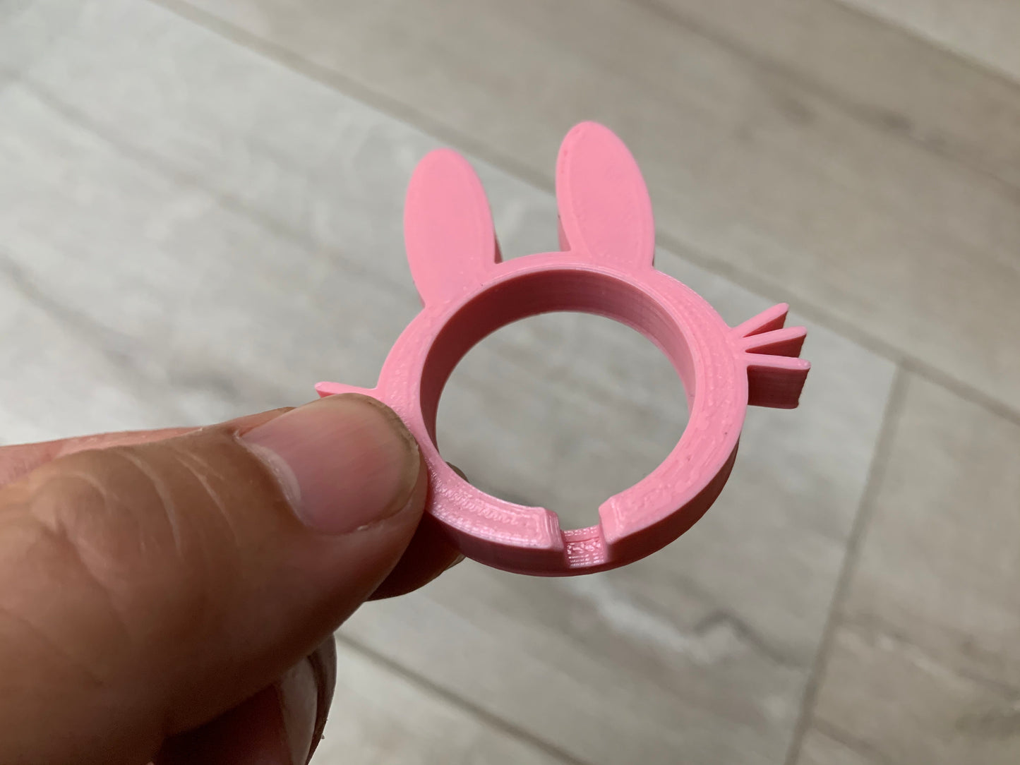 Apple Watch charger cover in the shape of a bunny