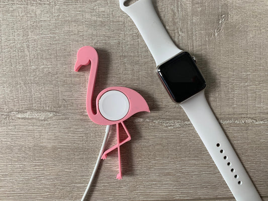 Cute Flamingo Skin/Cover for Apple Watch Charger