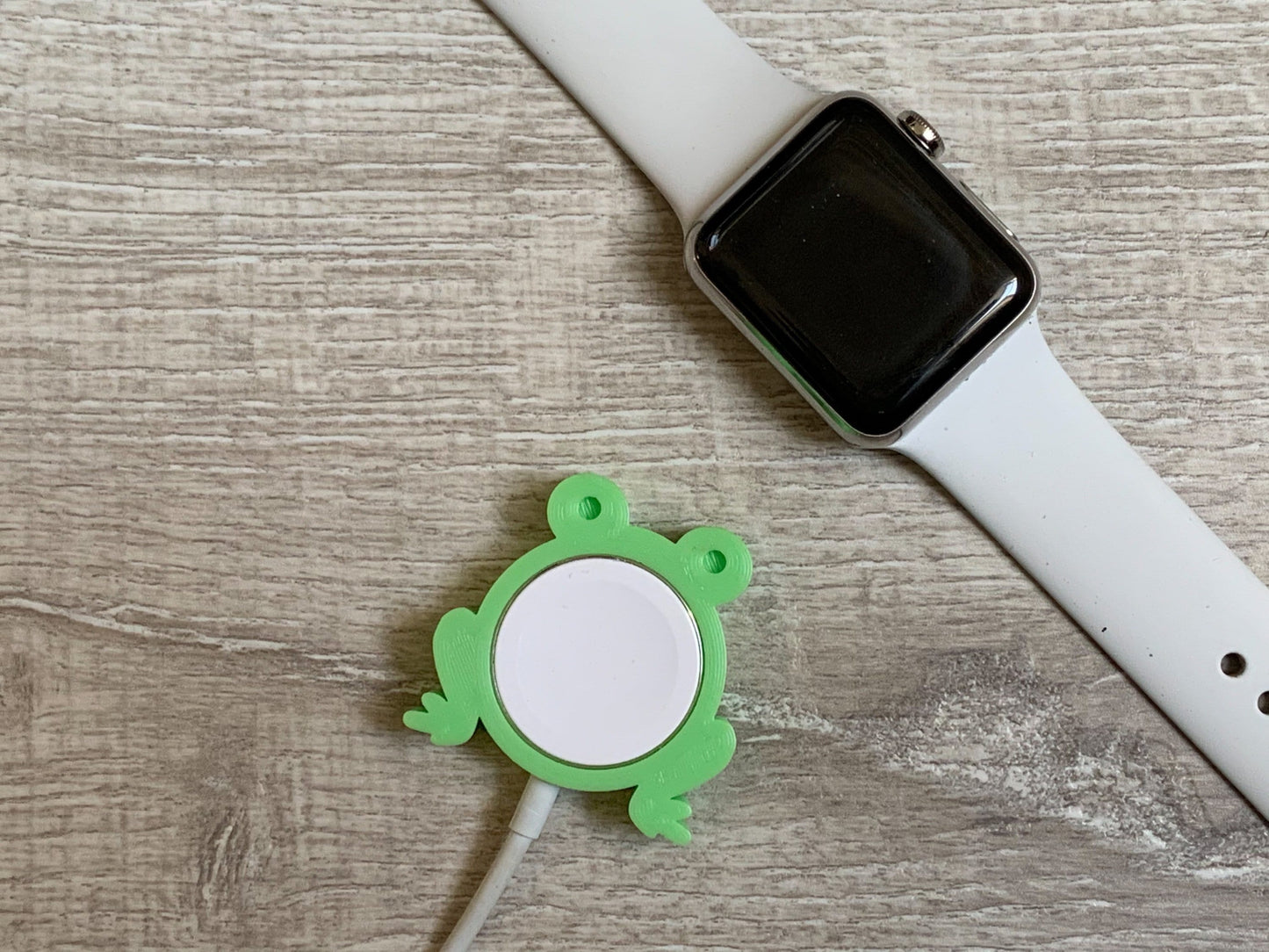 Cute Frog Skin/Cover for Apple Watch Charger