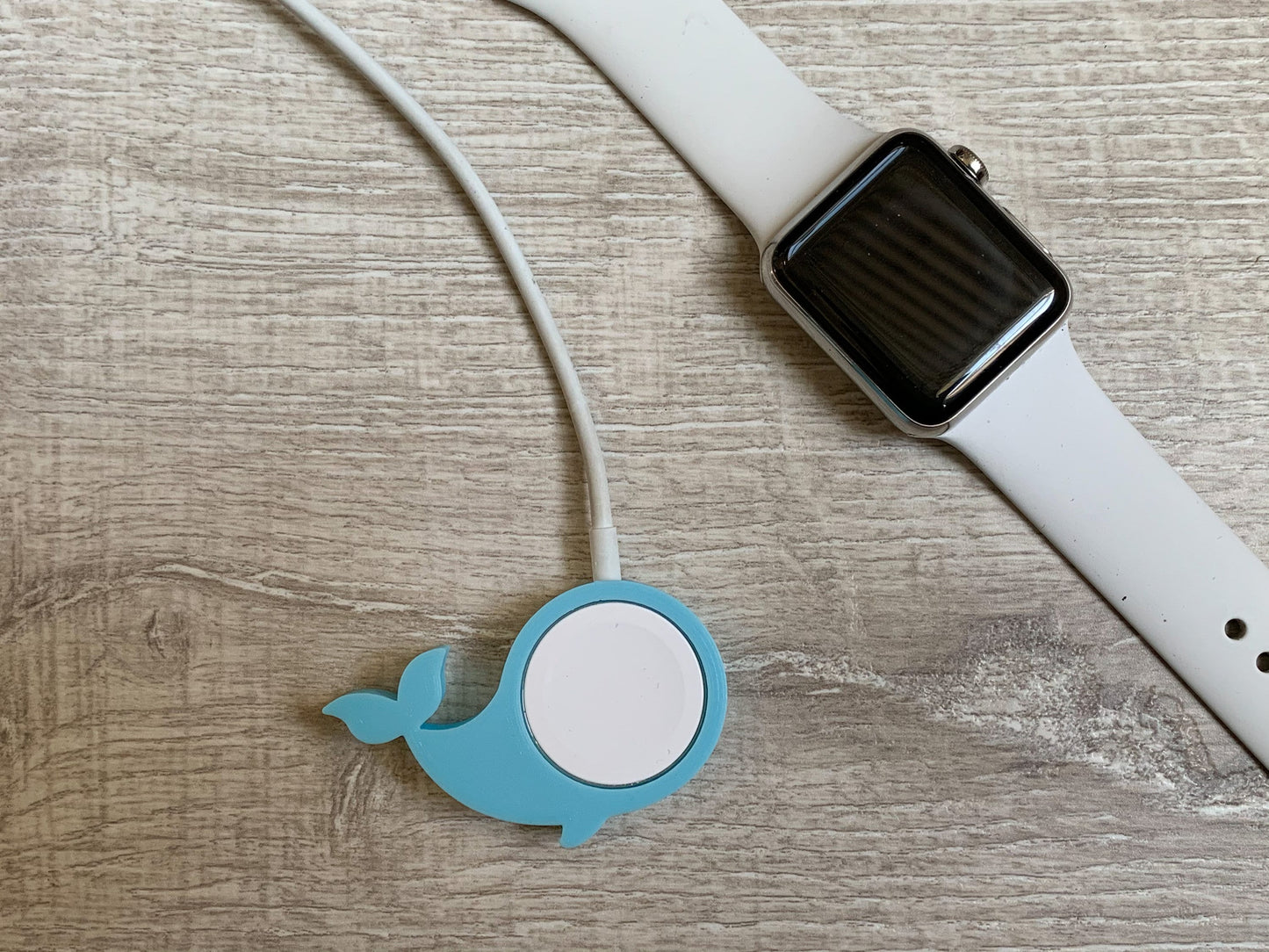 Cute Whale Skin/Cover for Apple Watch Charger