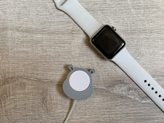 Cute Hippo Skin/Cover for Apple Watch Charger