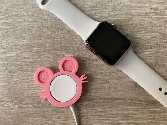 Cute Mouse Skin/Cover for Apple Watch Charger