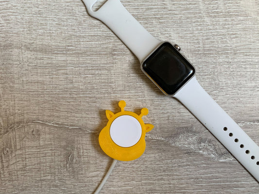 Cute Giraffe Skin/Cover for Apple Watch Charger