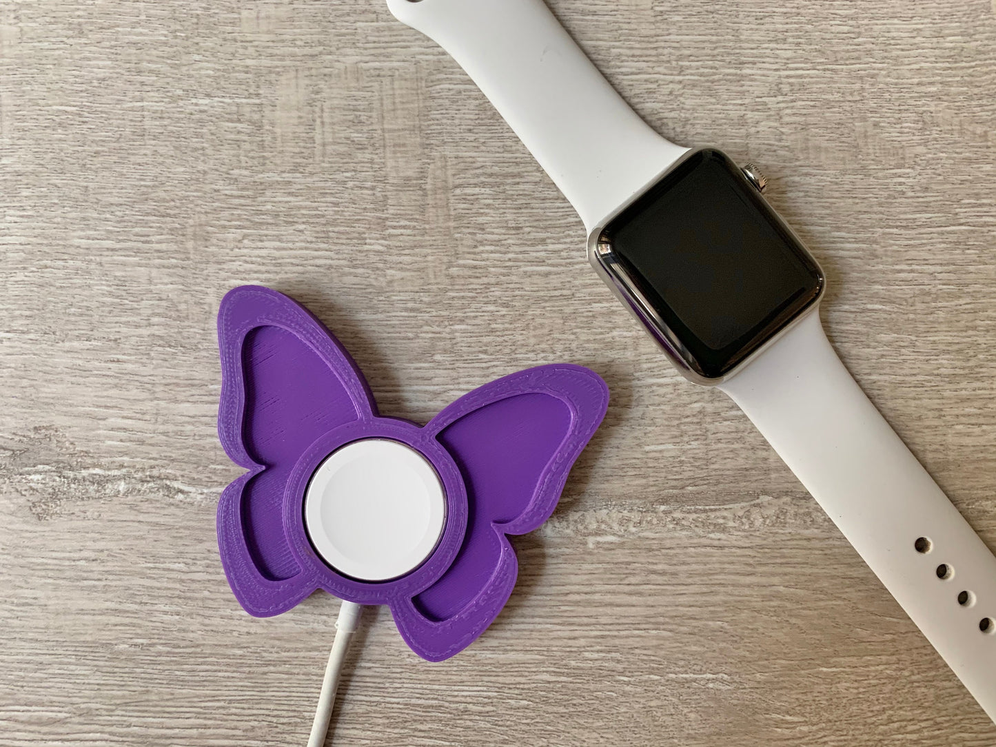 Cute Butterfly Skin/Cover for Apple Watch Charger