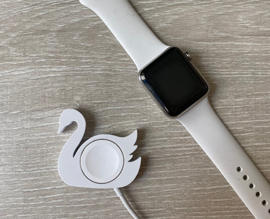 Cute Swan Skin/Cover for Apple Watch Charger