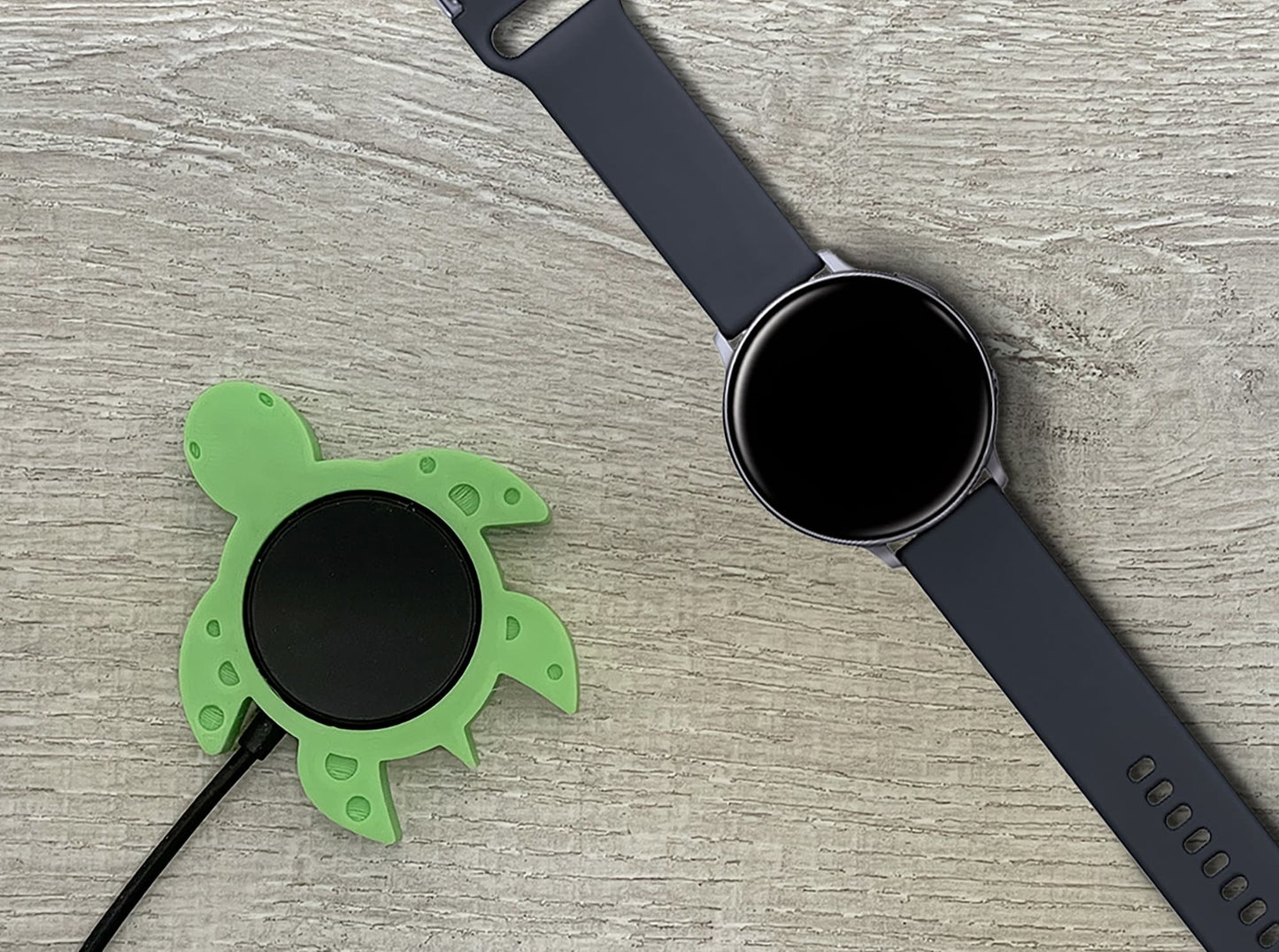 Cute Green Sea Turtle Skin/Cover for Samsung Galaxy Watch Charger