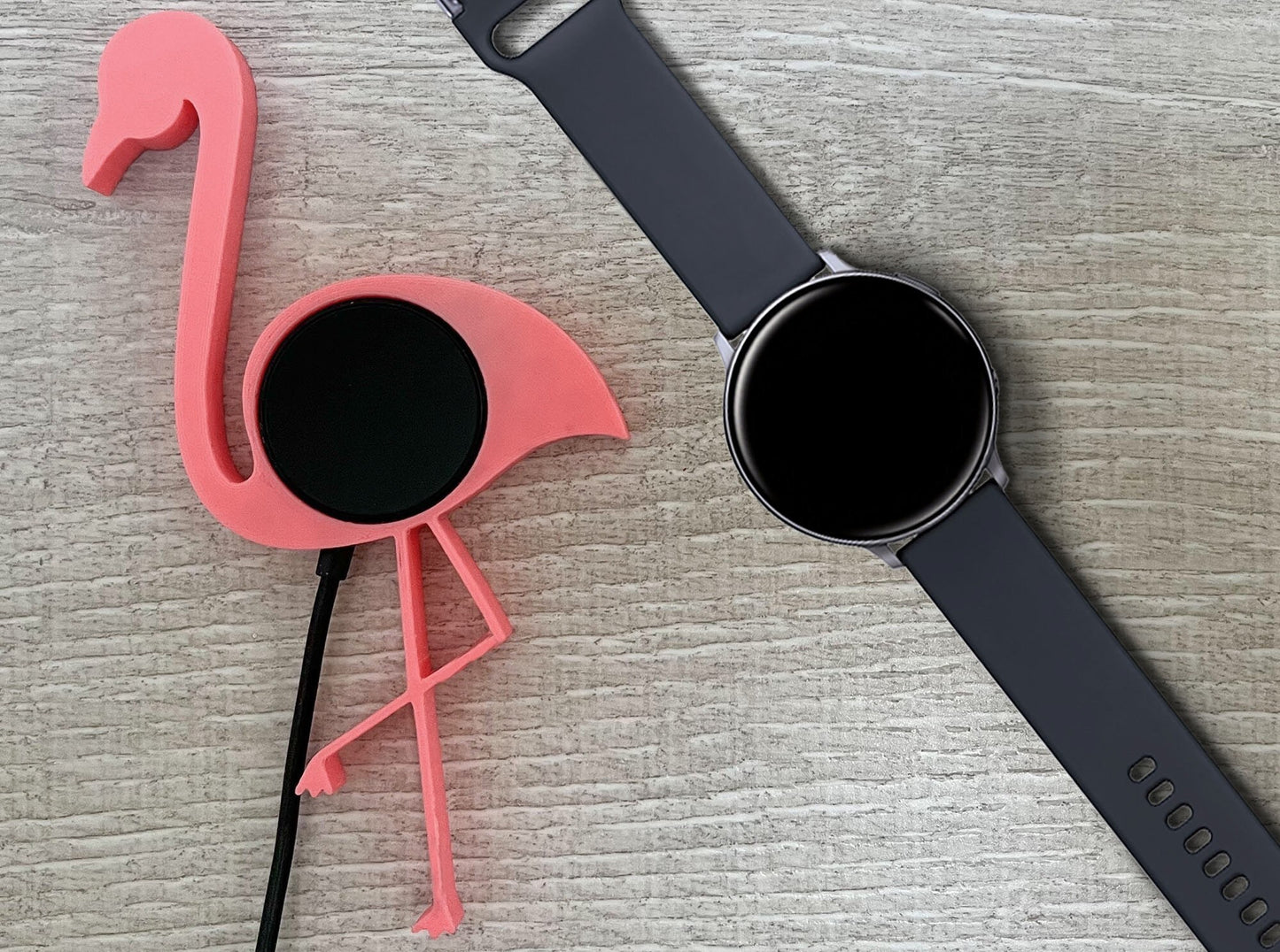 Cute Flamingo Skin/Cover for Samsung Galaxy Watch Charger