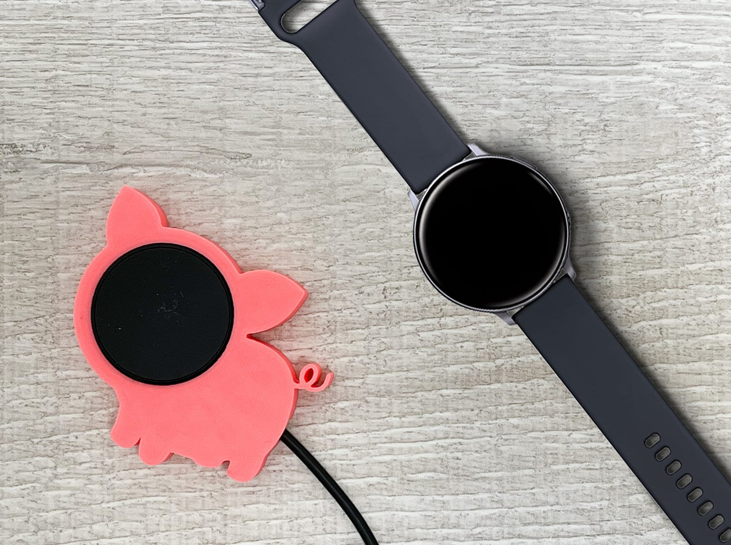 Cute Pig Skin/Cover for Samsung Galaxy Watch Charger