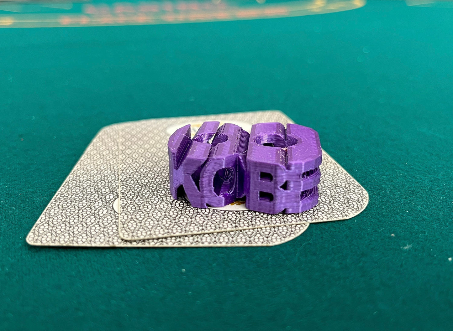 Kobe Bryant #8 Poker Card and Chip Protector (3D Printed)