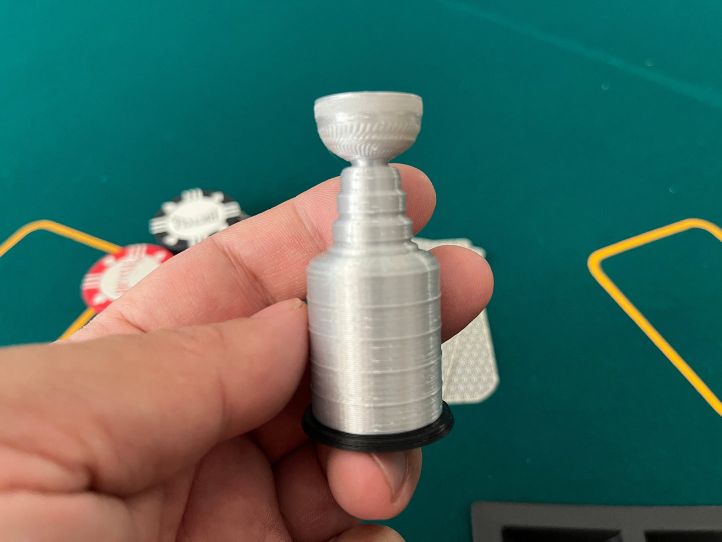 Stanley Cup Poker Card and Chip Protector (3D Printed)