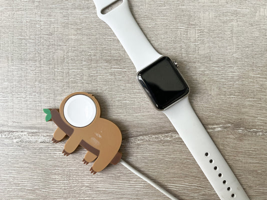 Cute Sloth Skin/Cover for Apple Watch Charger