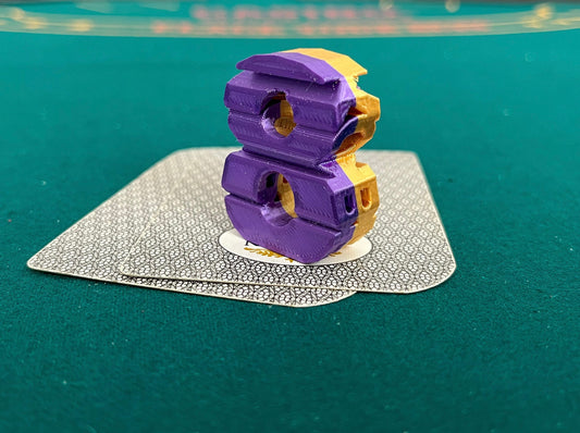 Kobe Bryant #8 Poker Card and Chip Protector (3D Printed)