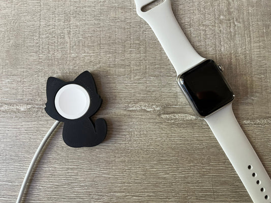 Cute Sitting Cat Skin/Cover for Apple Watch Charger