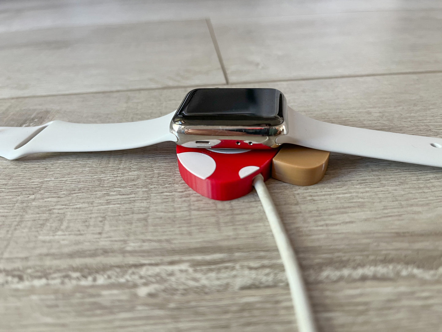 Cute Mushroom Skin/Cover for Apple Watch Charger