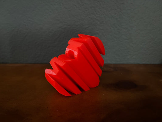 Heart/Mom 3D Printed Sculpture