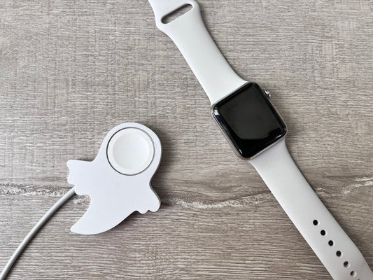 Cute Ghost Skin/Cover for Apple Watch Charger